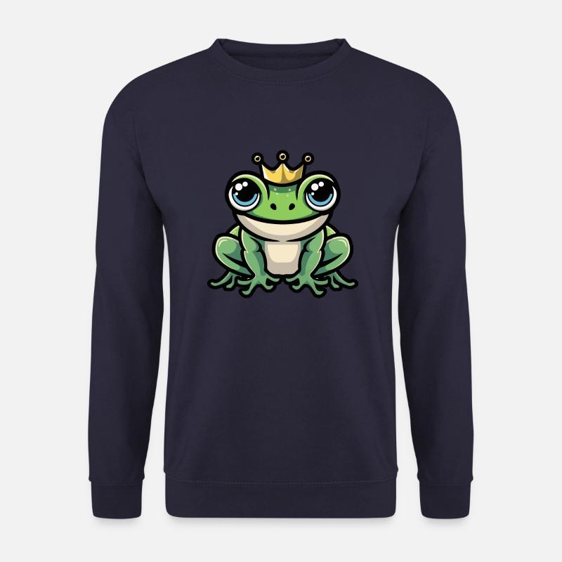 Frosch Krone - Unisex Pullover - Navy