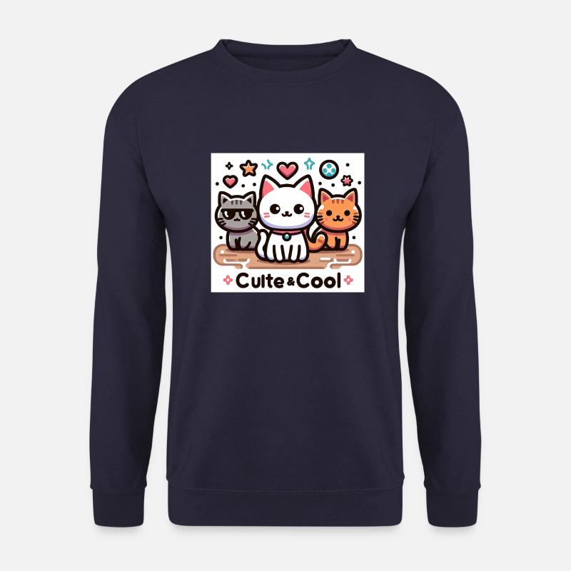 culte et cool - Sweat-shirt Unisexe - marine