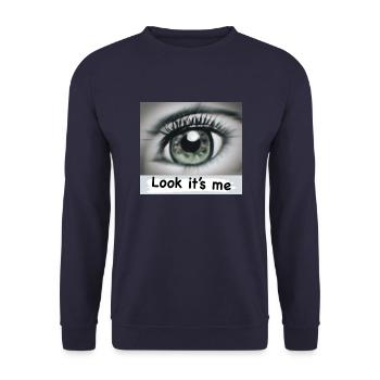 Schau, ich bin's - Unisex Pullover - Navy - Vorne - Alina (178cm) & Michal (187cm)