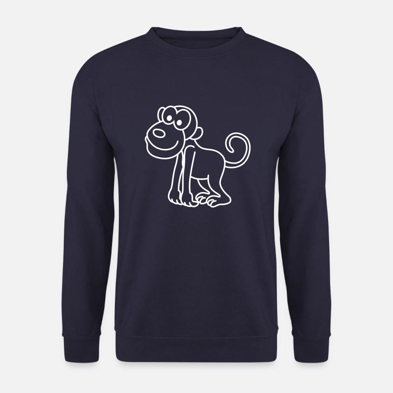Monkey Comic Animal - Unisex Sweatshirt - navy