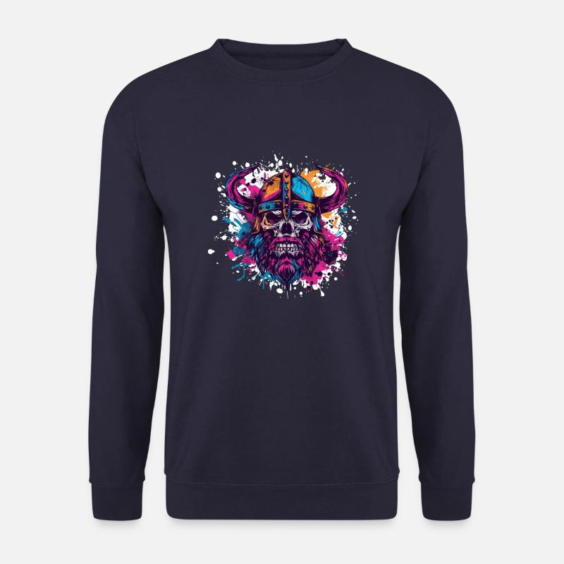 Wikinger Skelett - Unisex Pullover - Navy