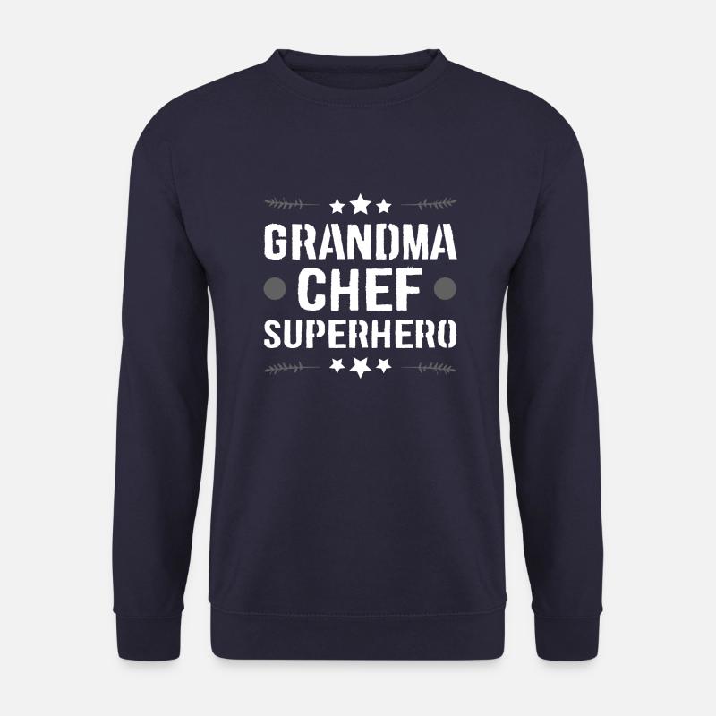 Oma Chef Superheld - Unisex Pullover - Navy