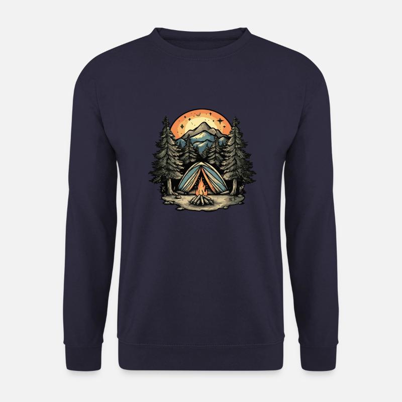 Camping Zelt - Unisex Pullover - Navy