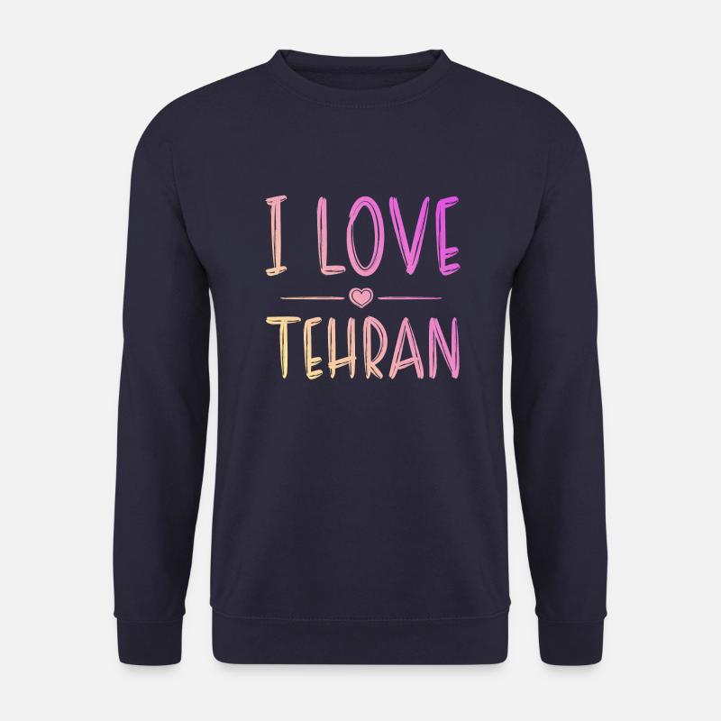 I Love Tehran - Unisex Pullover - Navy