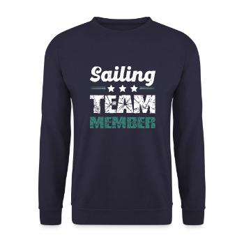 Équipe de voile - Sweat-shirt Unisexe - marine - Devant - Alina (178cm) & Michal (187cm)
