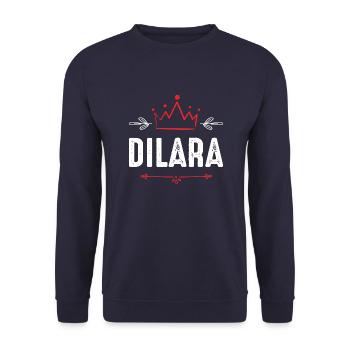 Daniel - Sweat-shirt Unisexe - marine - Devant - Alina (178cm) & Michal (187cm)