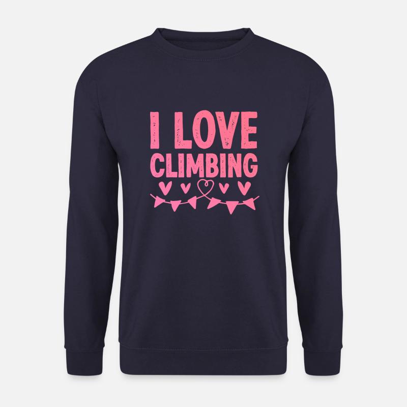 Ich liebe Klettern - Unisex Pullover - Navy