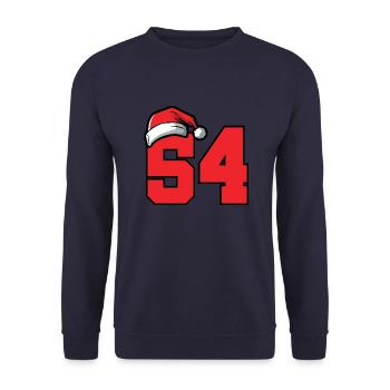 54 Numéro Noël - Sweat-shirt Unisexe - marine - Devant - Alina (178cm) & Michal (187cm)