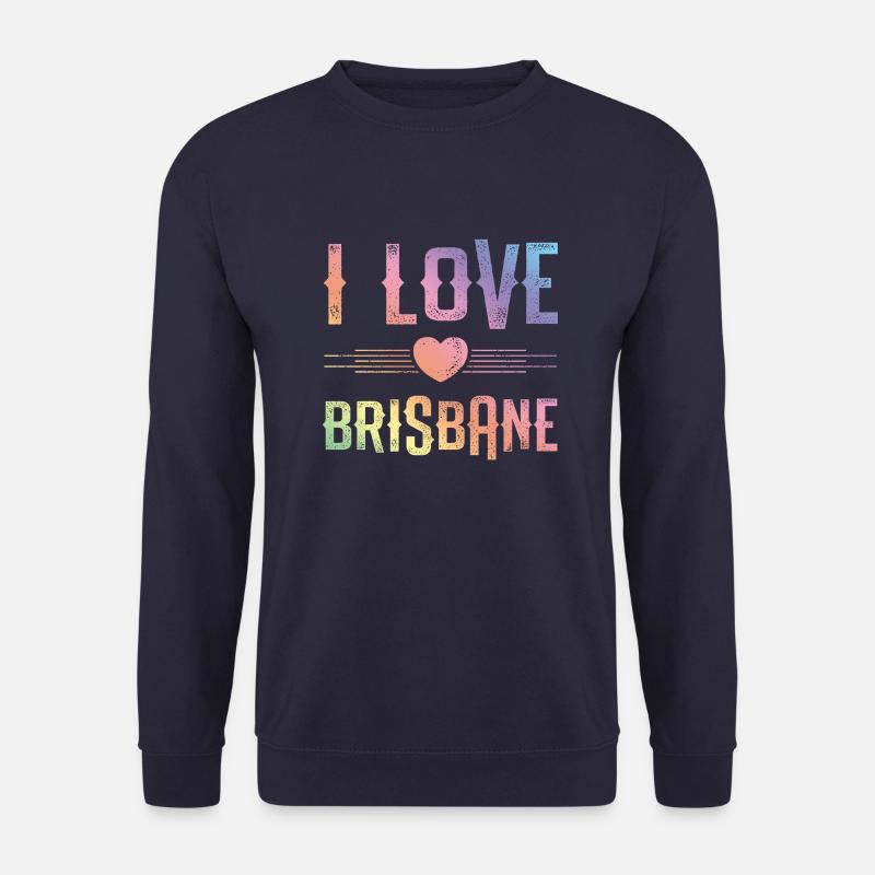 I Love Brisbane - Unisex Pullover - Navy
