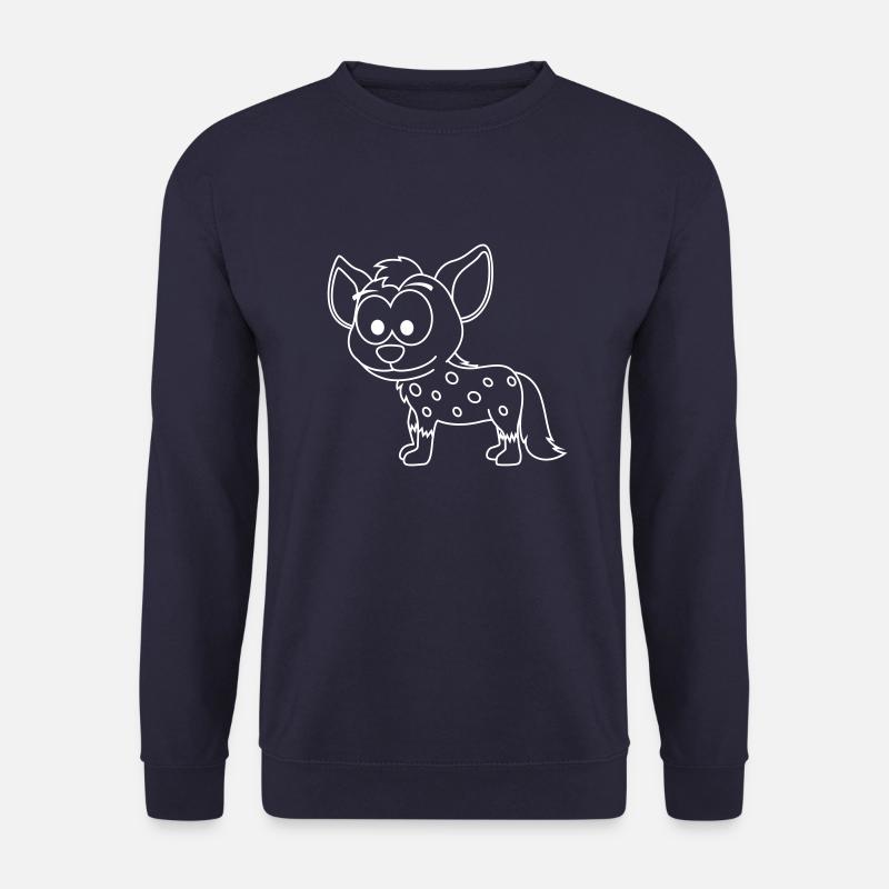 Hyäne Comic Tier - Unisex Pullover - Navy