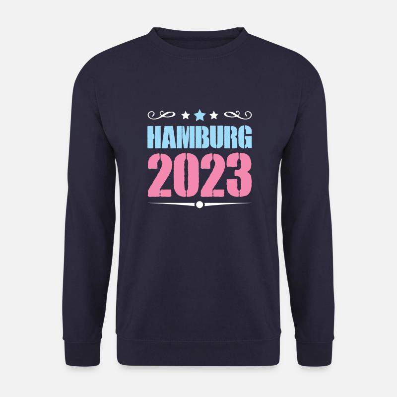 Hambourg 2023 - Sweat-shirt Unisexe - marine