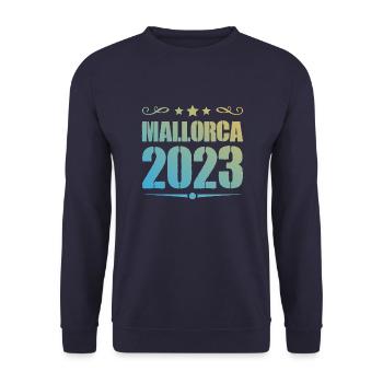 Majorque 2023 - Sweat-shirt Unisexe - marine - Devant - Alina (178cm) & Michal (187cm)