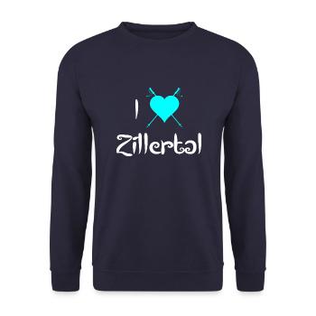 Zillertal - Unisex Pullover - Navy - Vorne - Alina (178cm) & Michal (187cm)