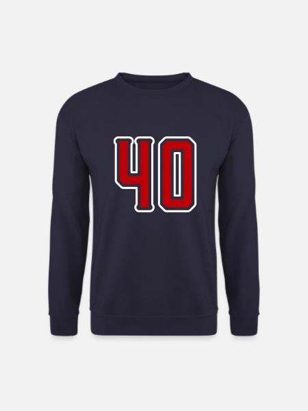 Symbole de 40 chiffres - Sweat-shirt Unisexe - marine