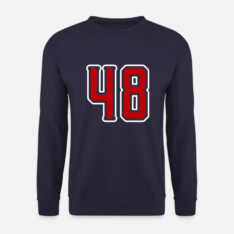 48 Zahl symbol - Unisex Pullover - Navy