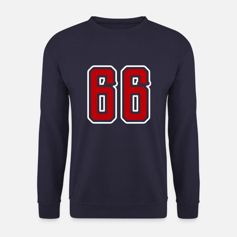 66 Zahl Symbol - Unisex Pullover - Navy