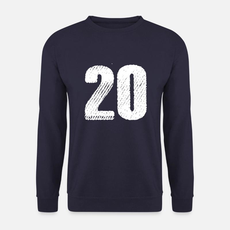Maillot à 20 chiffres - Sweat-shirt Unisexe - marine