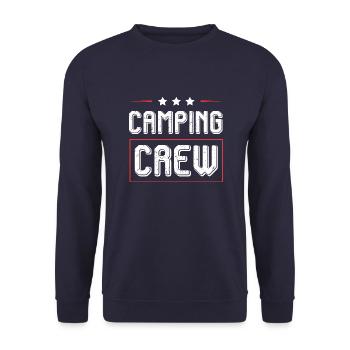 Équipe de camping - Sweat-shirt Unisexe - marine - Devant - Alina (178cm) & Michal (187cm)