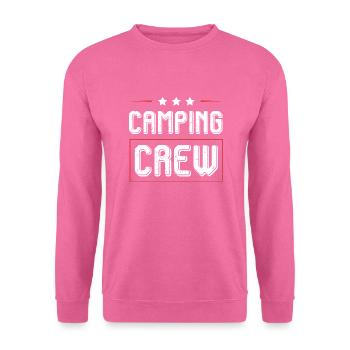 Équipe de camping - Sweat-shirt Unisexe - rose - Devant