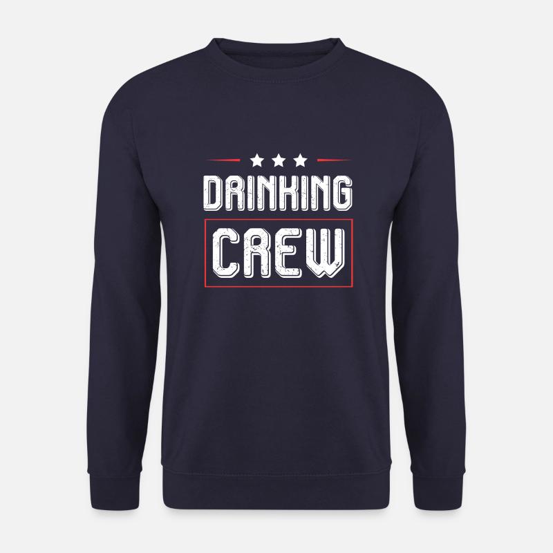 Drinking Crew - Unisex Sweatshirt - navy