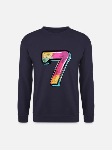 7 Number Comic - Unisex Sweatshirt - navy