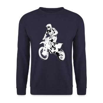 Enduro - Sweat-shirt Unisexe - marine - Devant - Alina (178cm) & Michal (187cm)