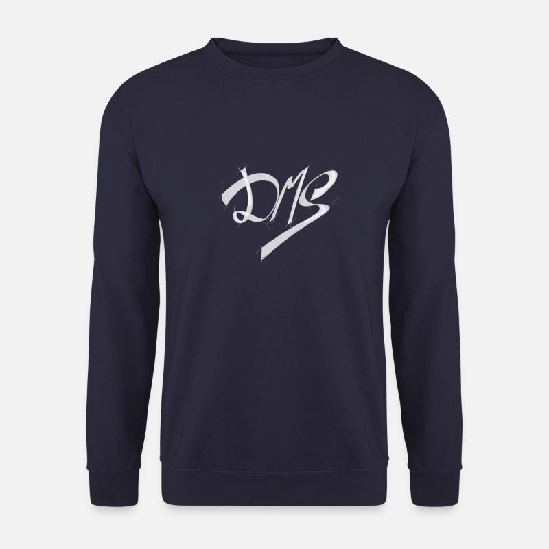 LOGO DMS BLANC - Sweat-shirt Unisexe - marine