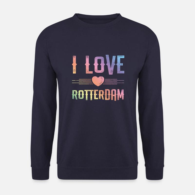 I Love Rotterdam - Unisex Pullover - Navy