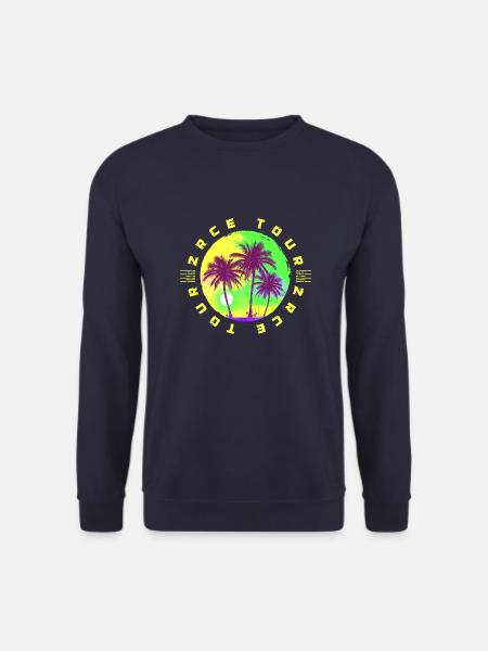Zrce Tour Palm Tree Holidays - Unisex Sweatshirt - navy
