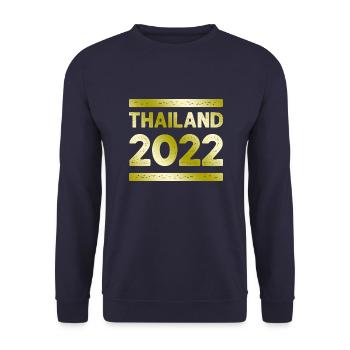 Thailand Party Crew - Unisex Sweatshirt - navy - Front - Alina (178cm) & Michal (187cm)