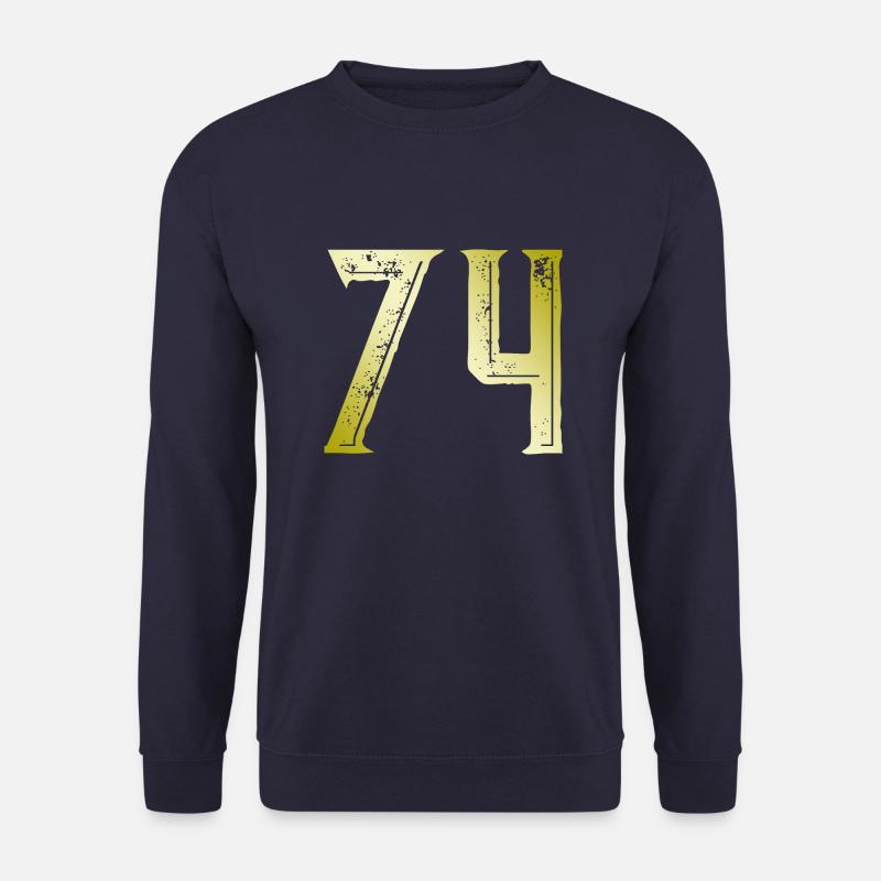 74 number symbol - Unisex Sweatshirt - navy