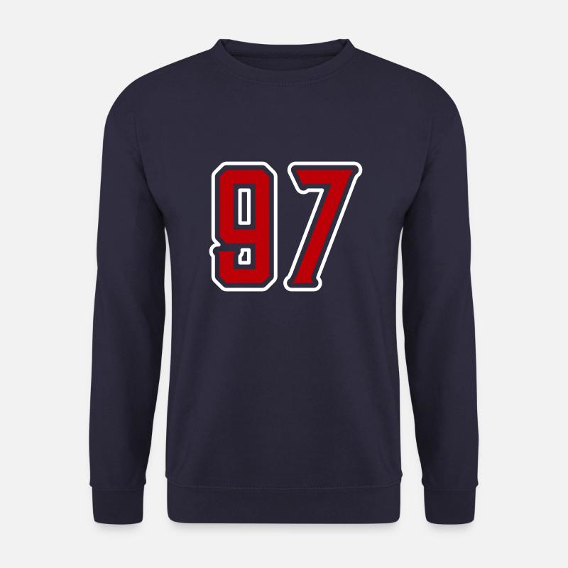 97 Zahl Symbol - Unisex Pullover - Navy