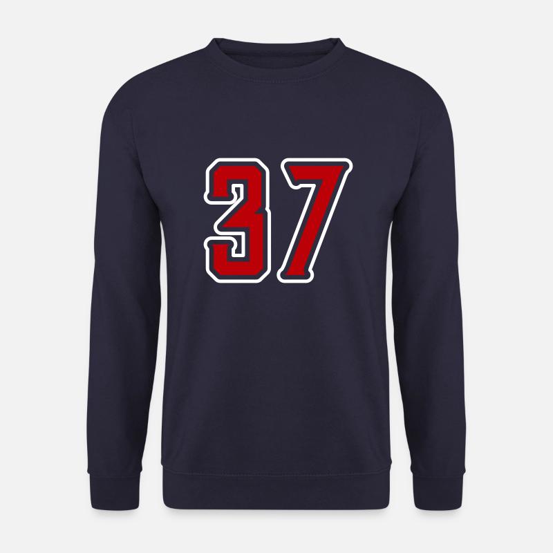 37 Zahl symbol - Unisex Pullover - Navy