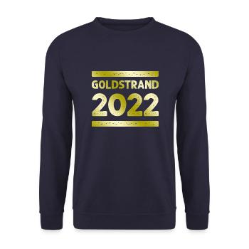 Équipe de fête Golden Sands - Sweat-shirt Unisexe - marine - Devant - Alina (178cm) & Michal (187cm)