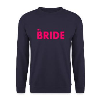 Bride - Unisex Pullover - Navy - Vorne - Alina (178cm) & Michal (187cm)