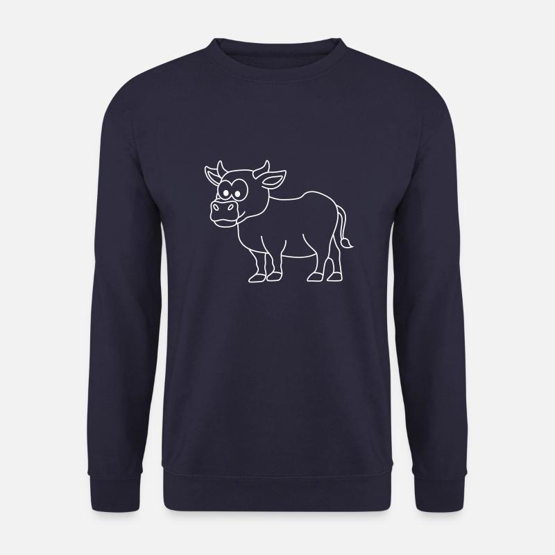 Kuh Comic Tier - Unisex Pullover - Navy