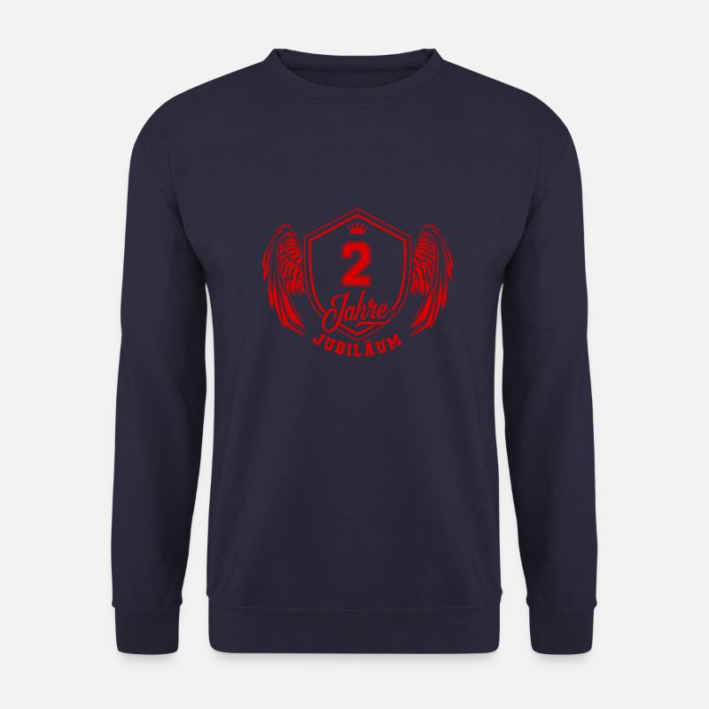 2 Zahl Wappen - Unisex Pullover - Navy