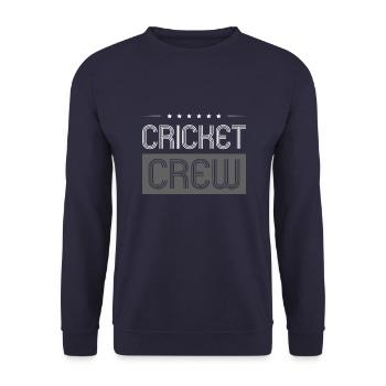 Équipe de cricket - Sweat-shirt Unisexe - marine - Devant - Alina (178cm) & Michal (187cm)