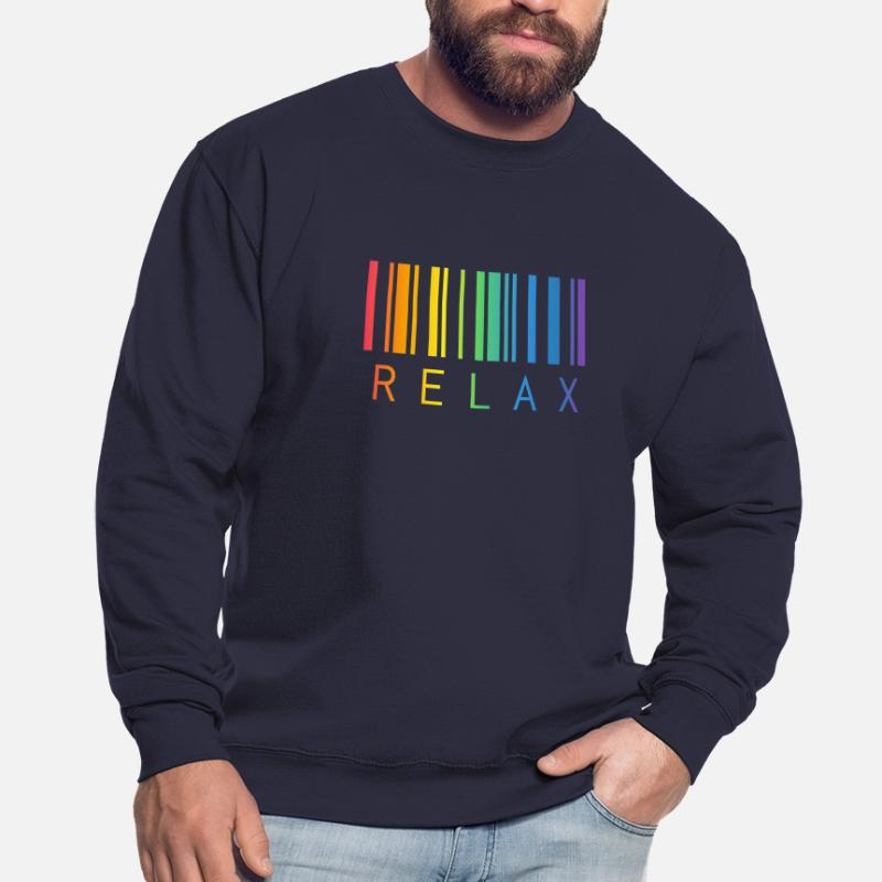 RELAX, CODE-BARRES, STRICHCODE Sweat-shirt Unisexe