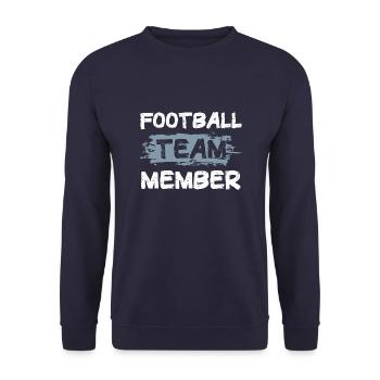 Équipe de football - Sweat-shirt Unisexe - marine - Devant - Alina (178cm) & Michal (187cm)