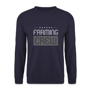 Farming Crew - Unisex Pullover - Navy - Vorne - Alina (178cm) & Michal (187cm)