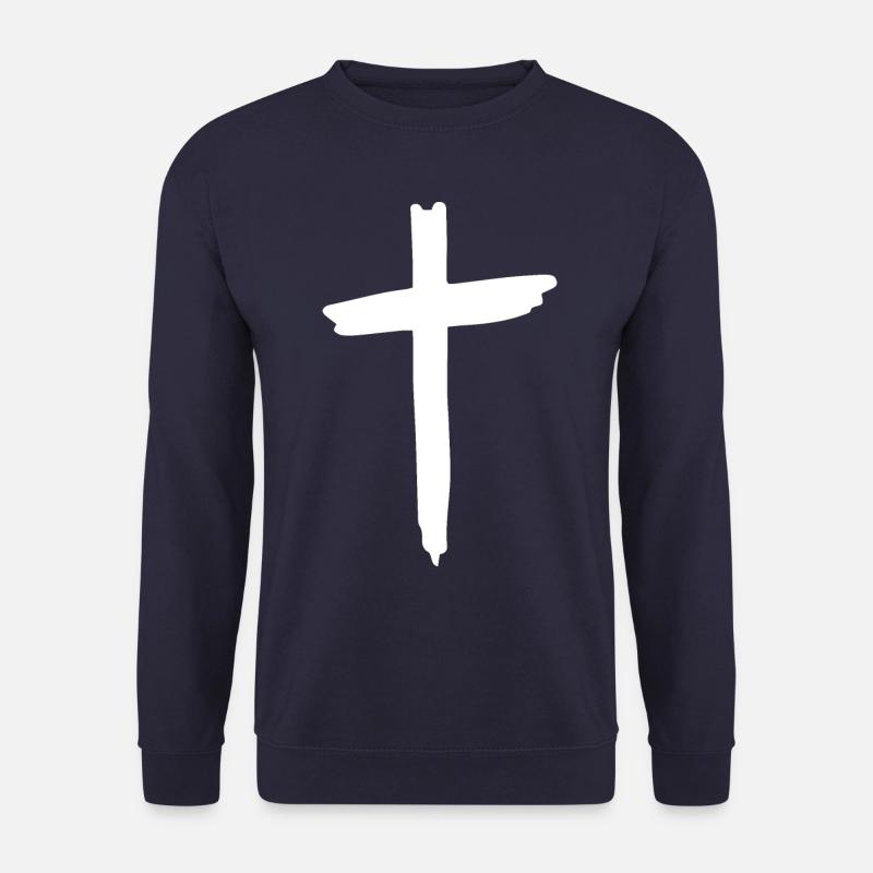 Jesus Cross Icon - Unisex Sweatshirt - navy