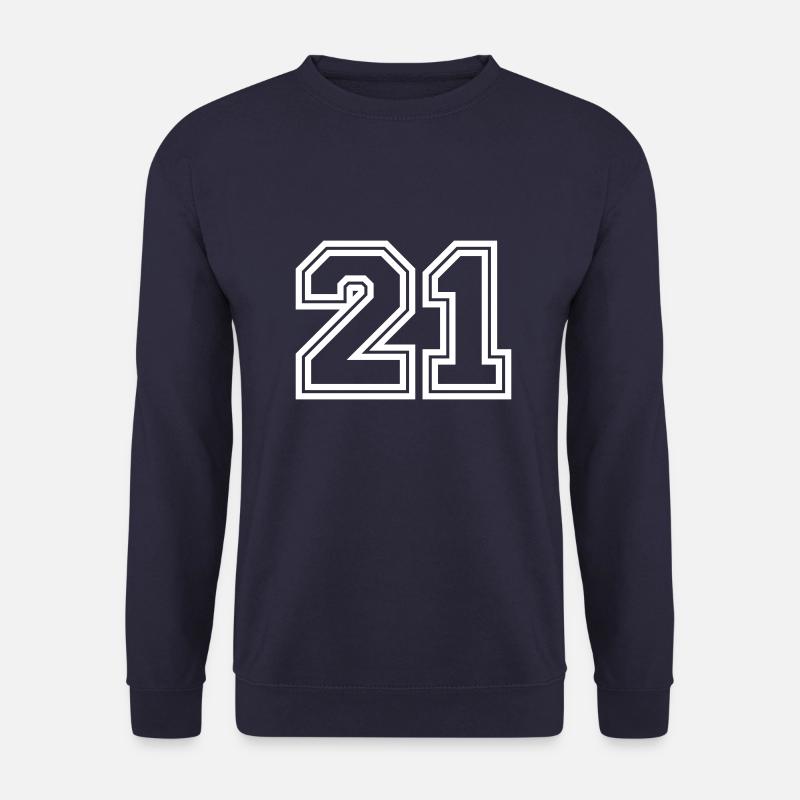 Symbole numérique 21 - Sweat-shirt Unisexe - marine