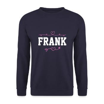Franc - Sweat-shirt Unisexe - marine - Devant - Alina (178cm) & Michal (187cm)