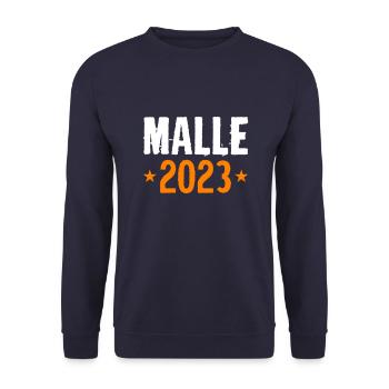 Malle 2023 - Sweat-shirt Unisexe - marine - Devant - Alina (178cm) & Michal (187cm)