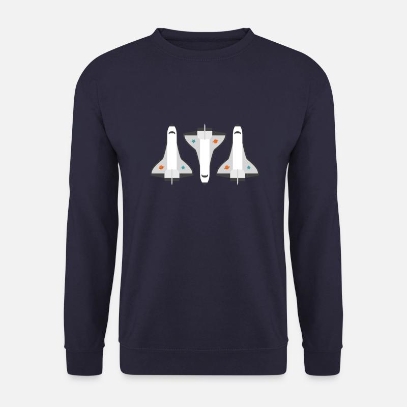 Drei Space Shuttles - Unisex Pullover - Navy