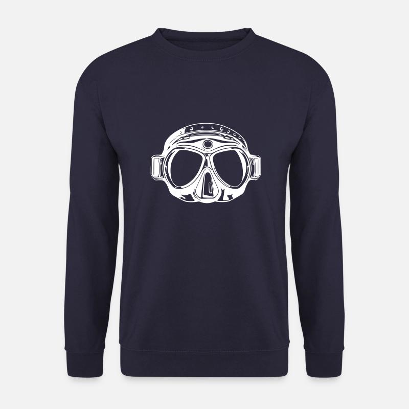 Taucherbrille Symbol Tauchen - Unisex Pullover - Navy