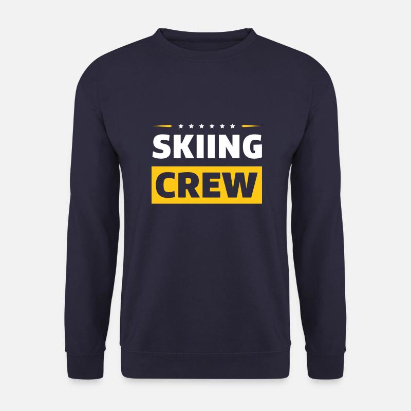Skiing Crew - Unisex Sweatshirt - navy