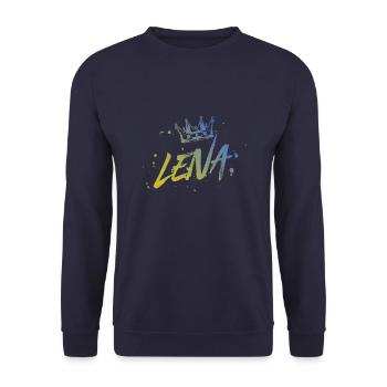 Lena - Unisex Pullover - Navy - Vorne - Alina (178cm) & Michal (187cm)