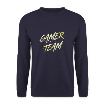 Équipe de joueurs - Sweat-shirt Unisexe - marine - Devant - Alina (178cm) & Michal (187cm)